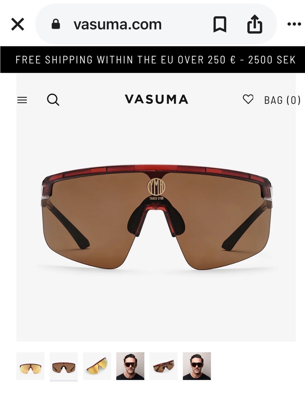 Vasuma x YMR Track Club Massanella Performance Sunglasses